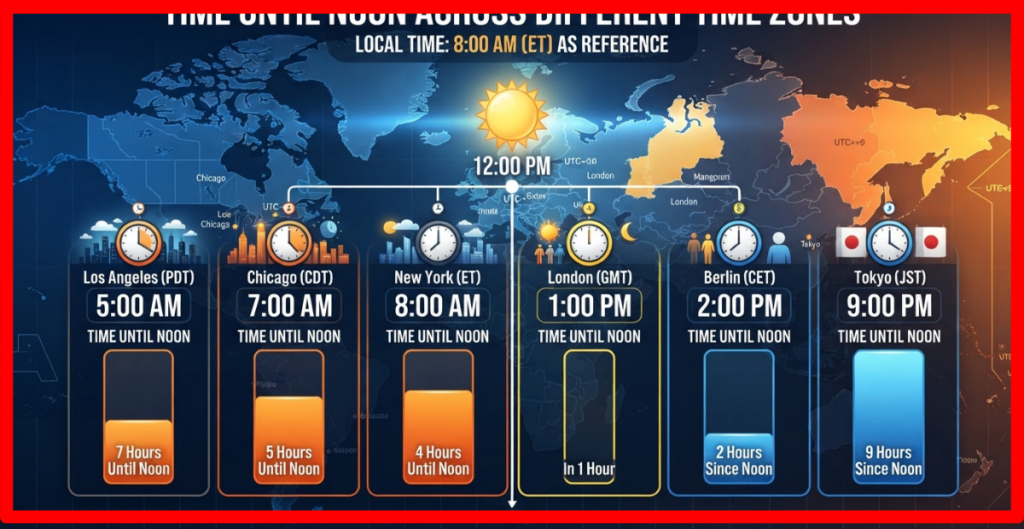 Noon Time Zones