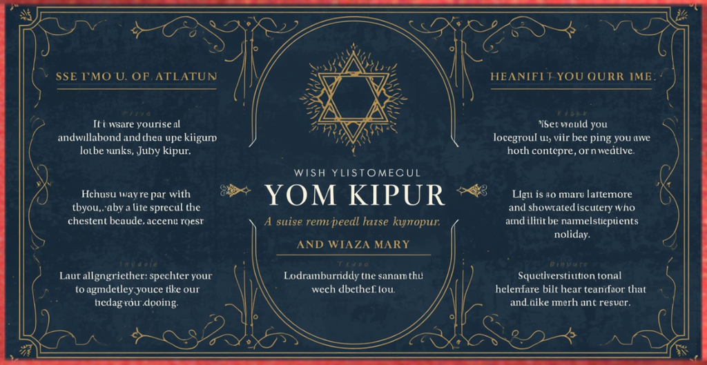 Meaningful Yom Kippur Wishes