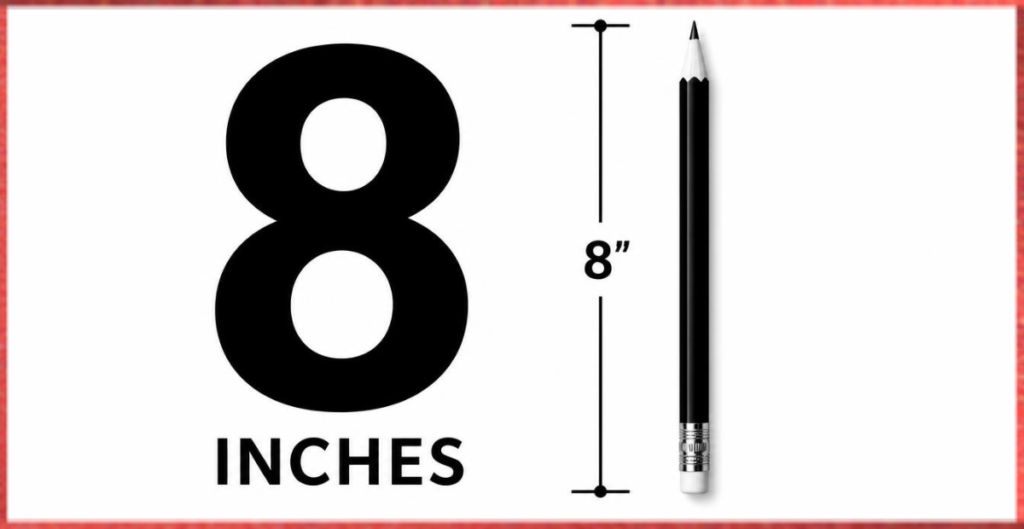 how big is 8 inches