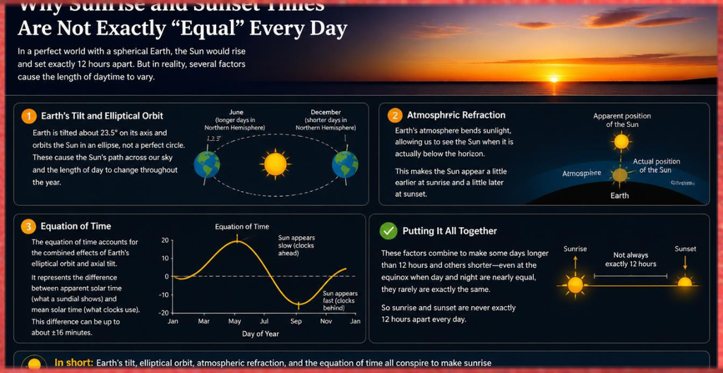 Sunrise Sunset Times Daily Changes
