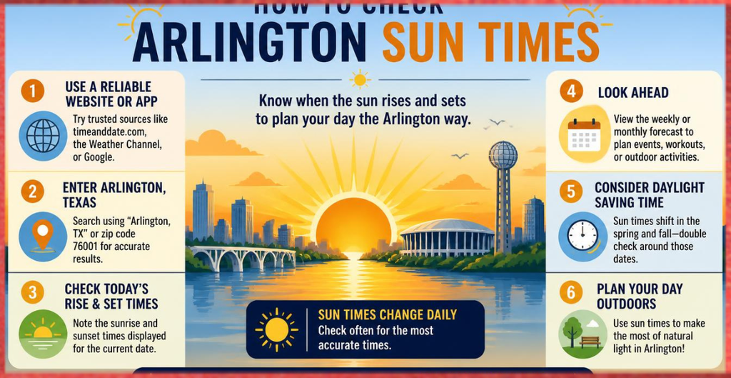 Practical Tips for Checking Arlington Sun Times