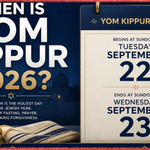 Yom Kippur 2026