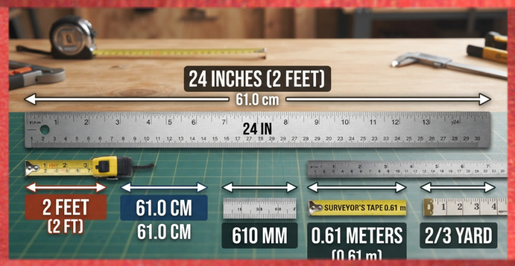 24 Inches Compared With Other Measurements